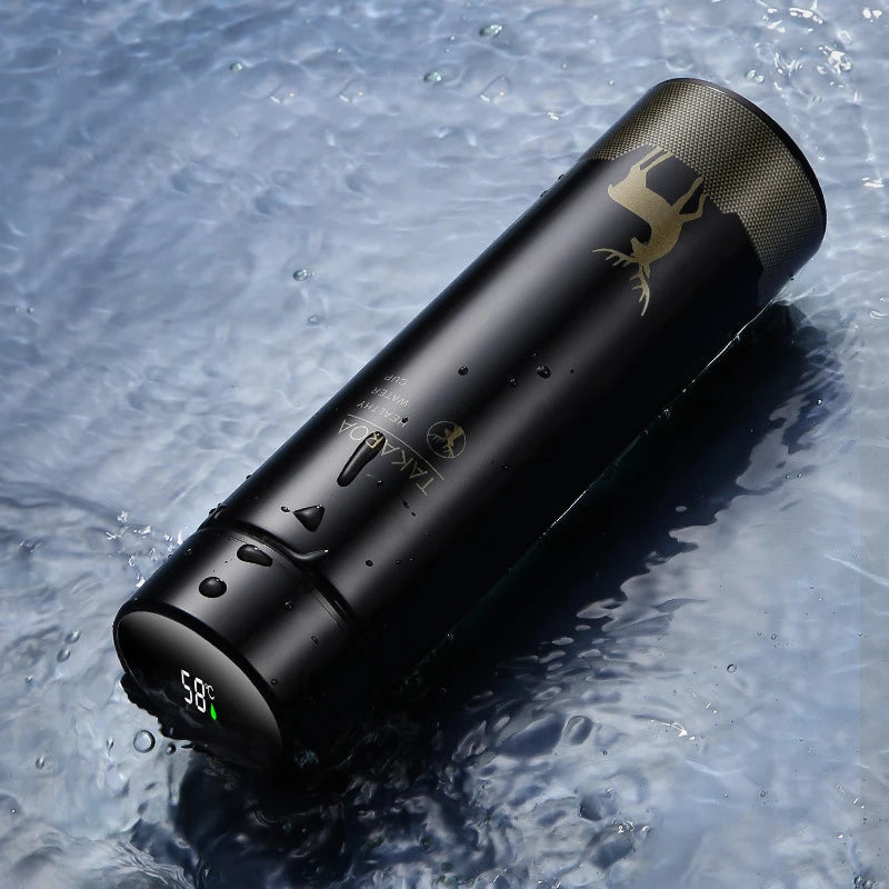 500Ml Thermos Stainless Steel Water Bottle Temperature Display Vacuum Flasks Portable Thermal Tumbler Smart Insulated Coffee Cup