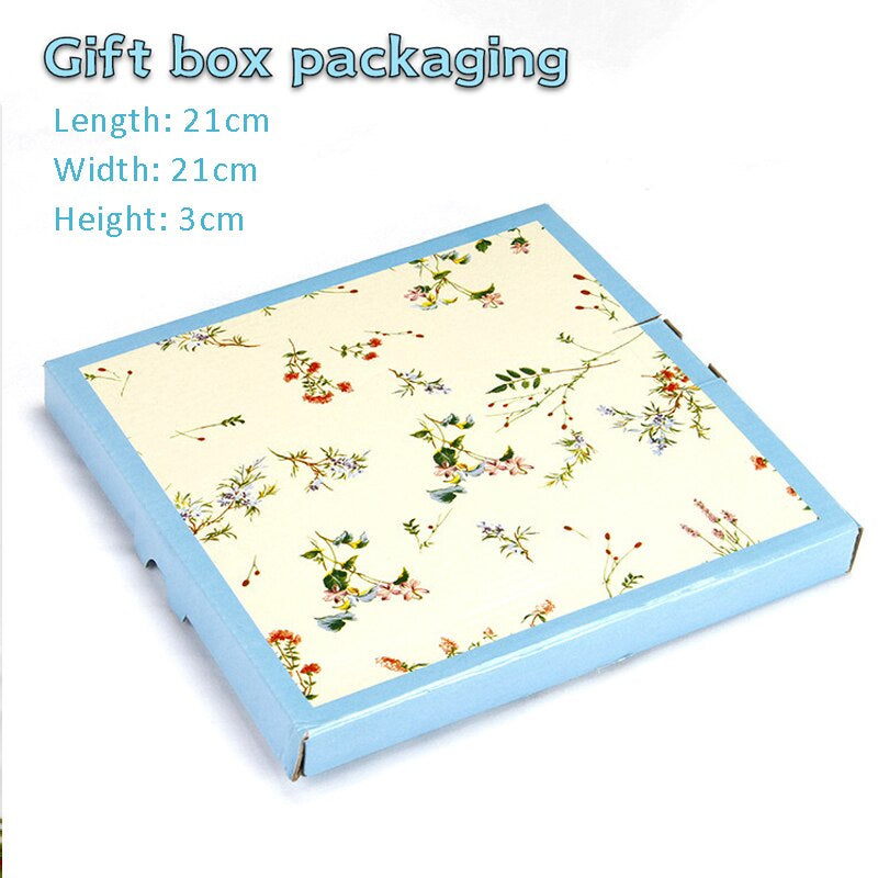 Chinese-Style Bone China European-Style Retro Household Tableware Plate Dishes Western-Style Plate Set Ceramic Gift Box