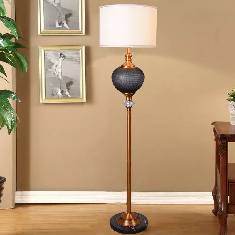 Brink 65'' Smoke Gray Traditional Floor Lamp