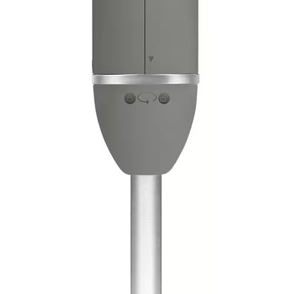 Immersion Blender, 2-Speeds, Stainless Steel Blades, Grey, 300W