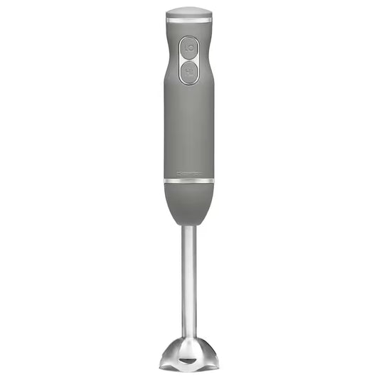Immersion Blender, 2-Speeds, Stainless Steel Blades, Grey, 300W