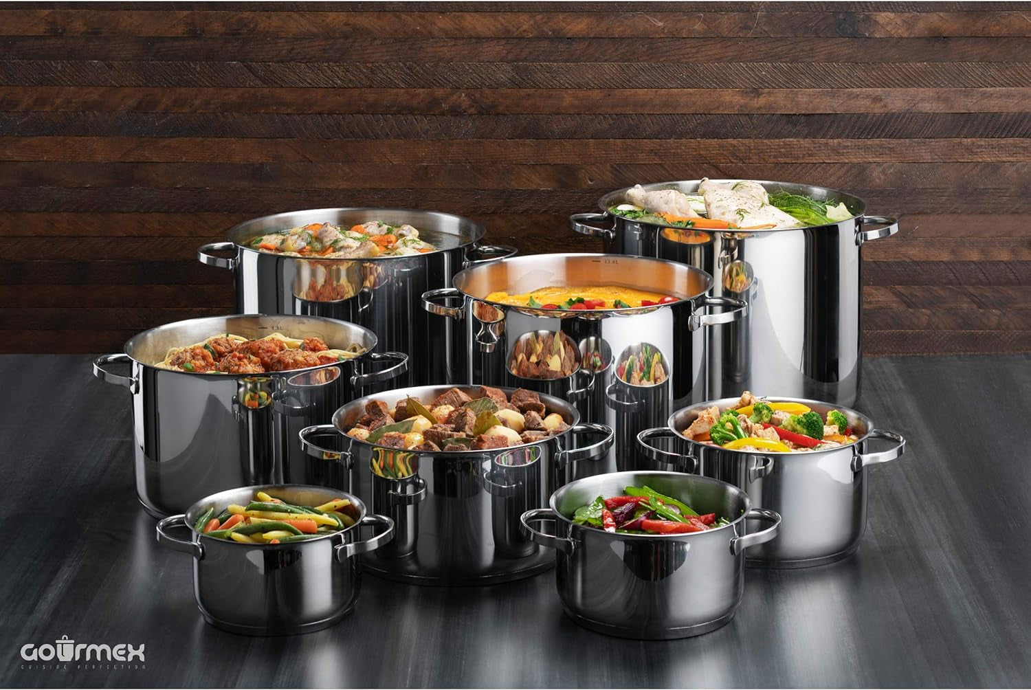 21-Quart Induction Stock Pot | Stainless Steel Soup Pot with See through Lid Glass Lid | Grade Heavy Duty Large Stockpot | Compatible with All Heat Sources | Dishwasher Safe