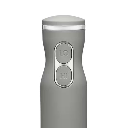 Immersion Blender, 2-Speeds, Stainless Steel Blades, Grey, 300W
