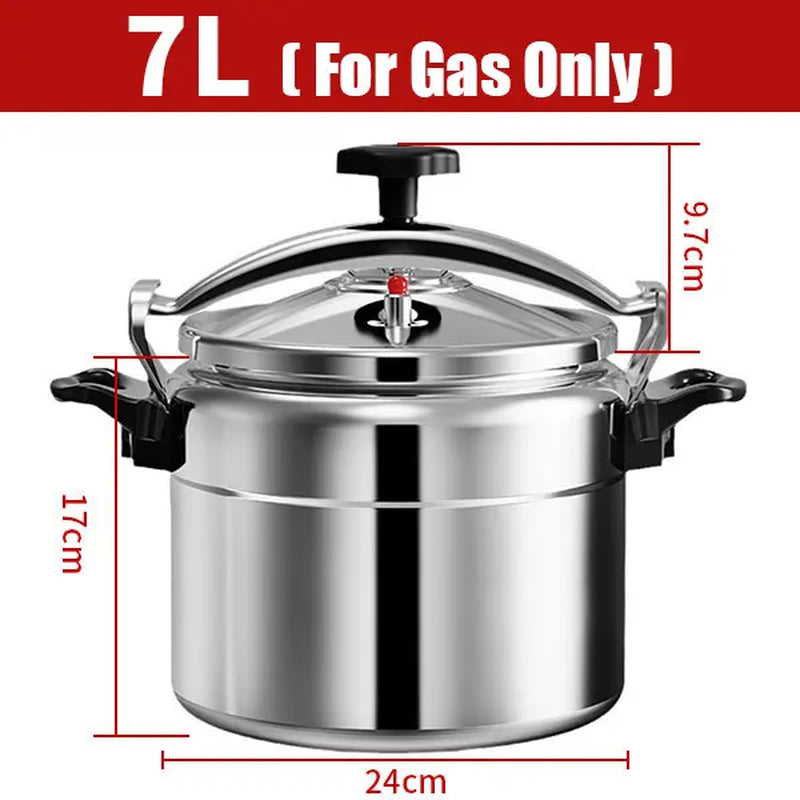 Large 3L/5L/7L Professional Pressure Cooker Heavy-Duty Aluminum Explosion-Proof Cooking Pots for Gas Cooker Pot